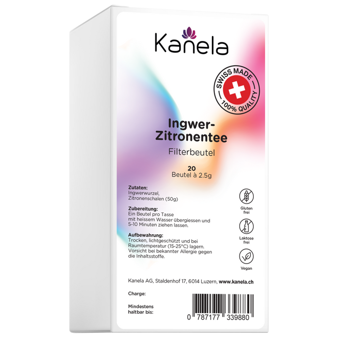 Kanela Ingwer & Zitronen Tee (20 Beutel)