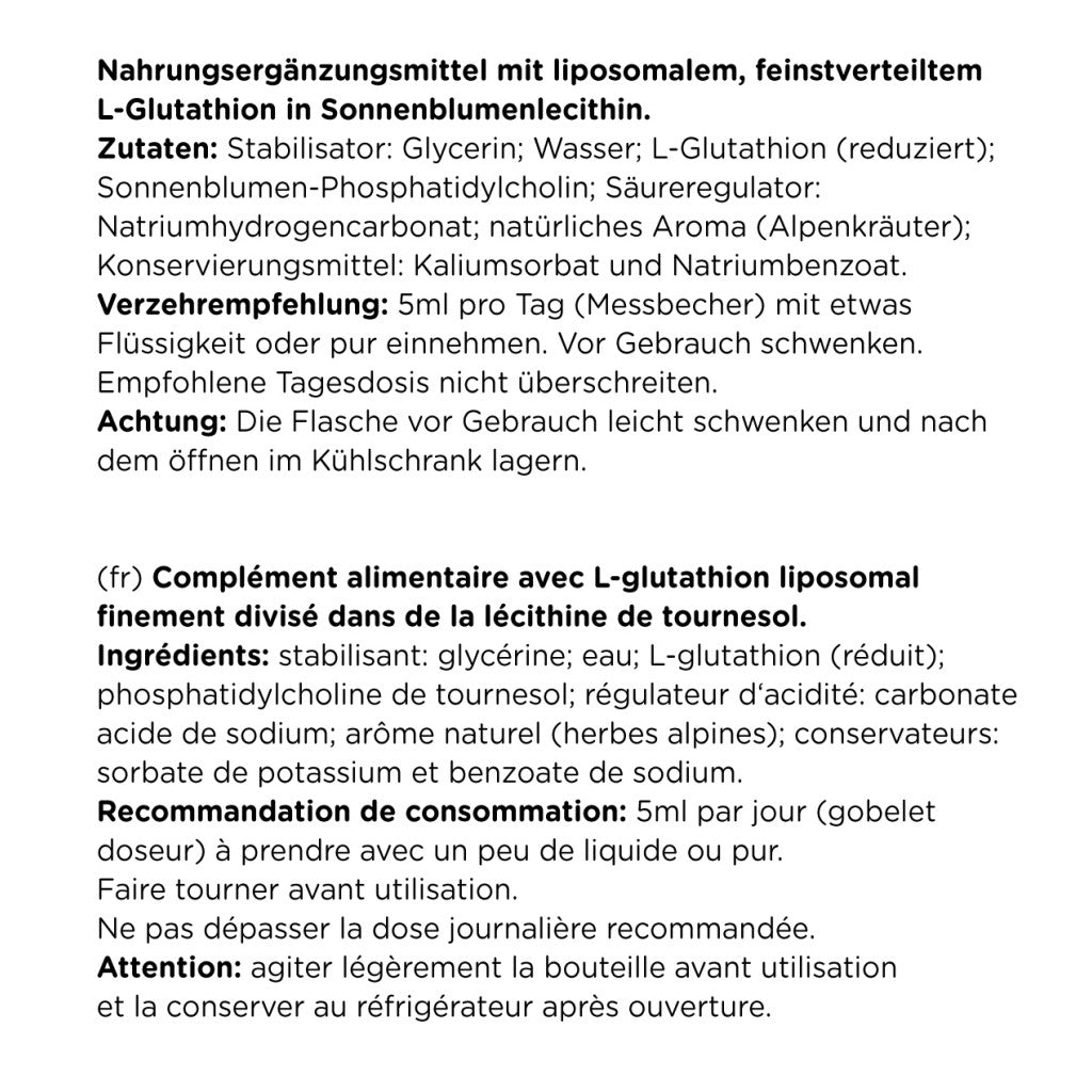 Kanela liposomales Glutathion, flüssig (250ml)