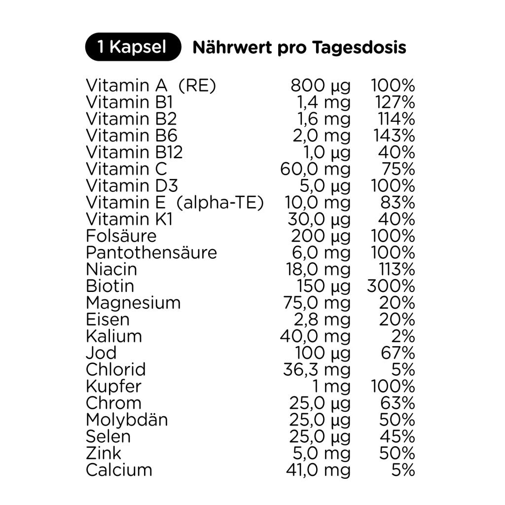 Kanela Multivitamin Kapseln (100 Stk)