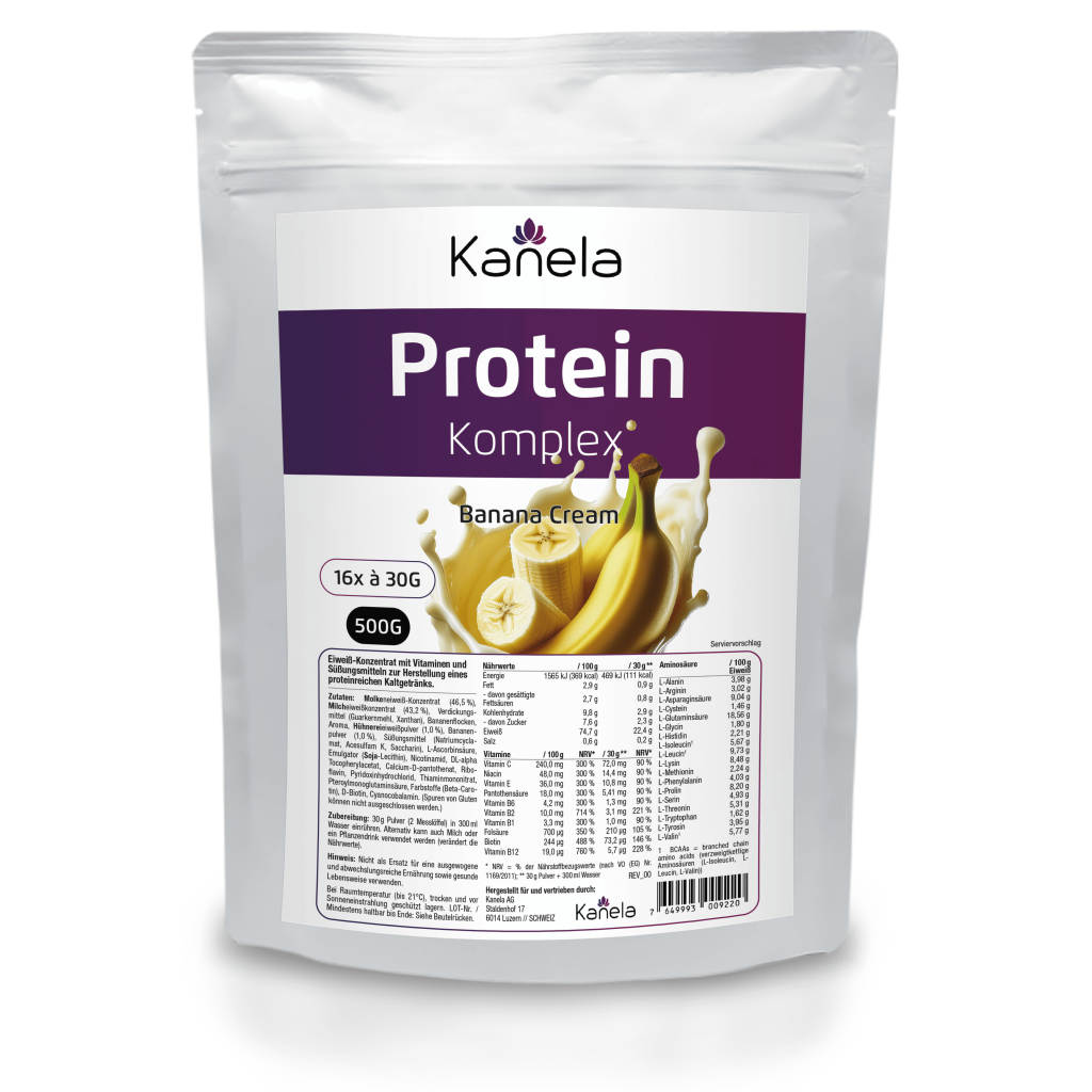 Kanela Protein Komplex, Banana Cream (500g)