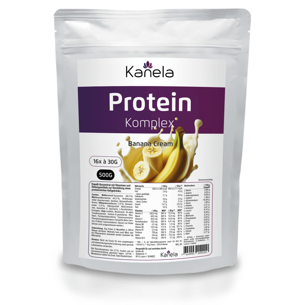 Kanela Protein Komplex, Banana Cream (500g)