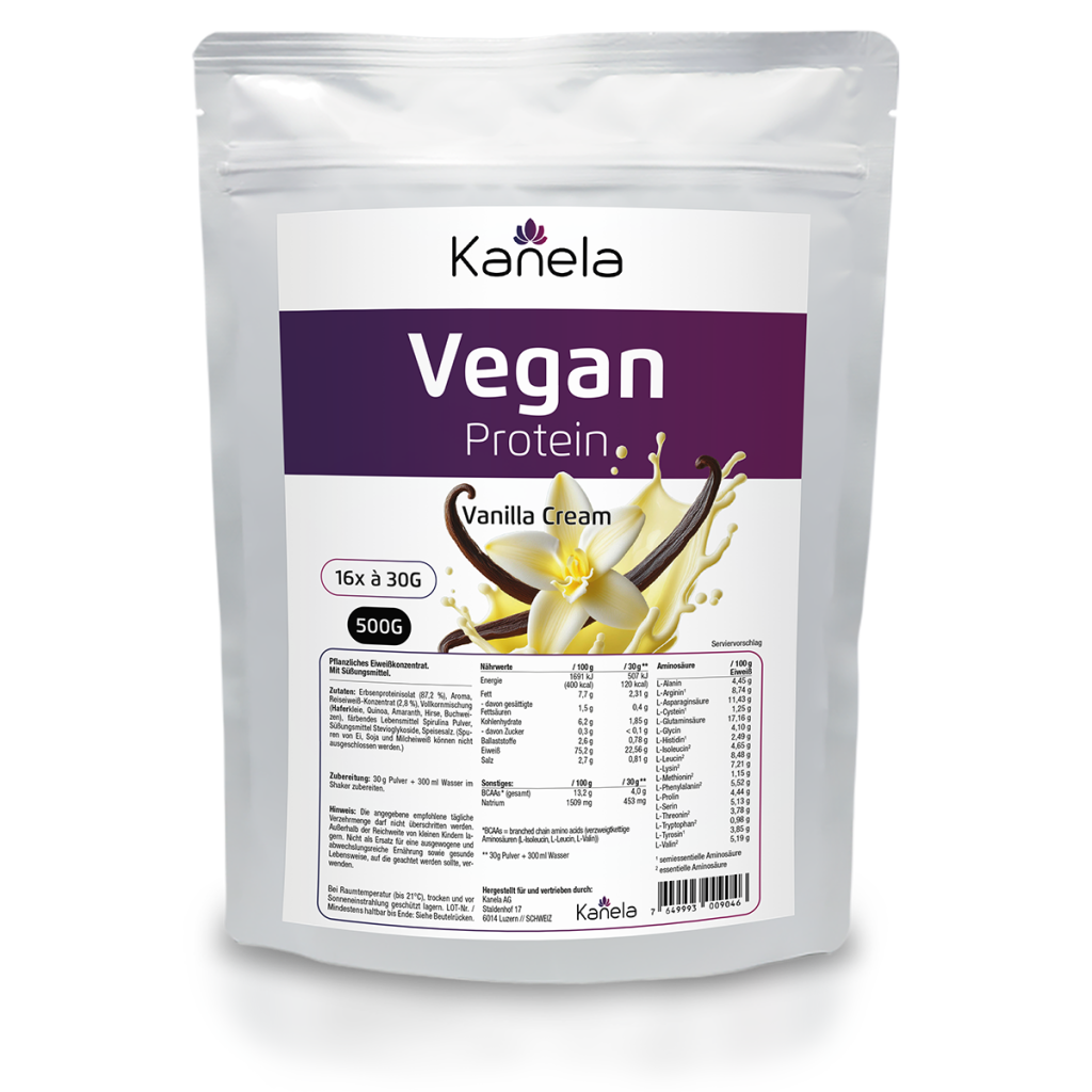 Kanela Veganes Protein Vanille (500g)