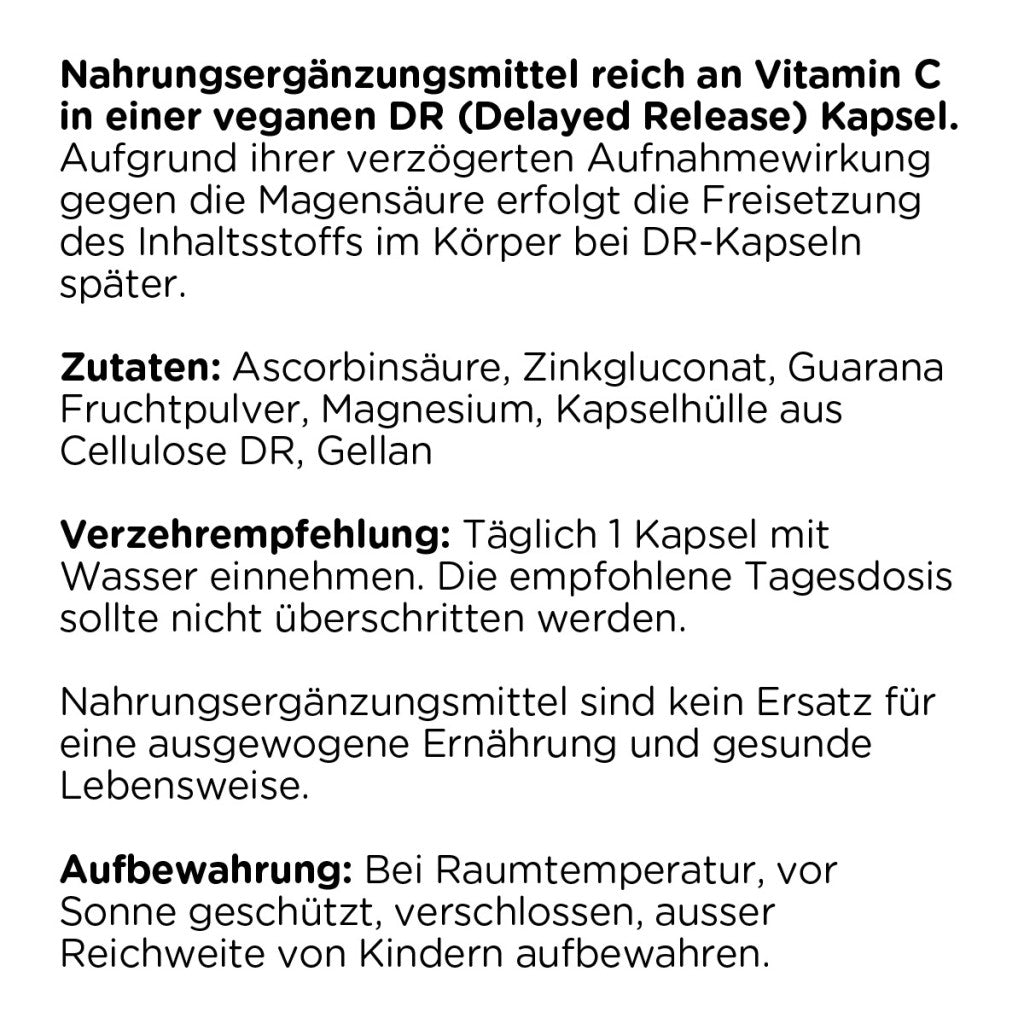 Kanela Vitamin C Kapseln (100 Stk)