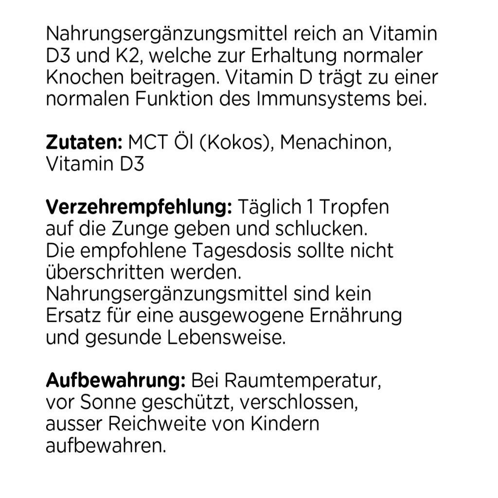 Kanela Vitamin D3 & K2 Tropfen (20ml)