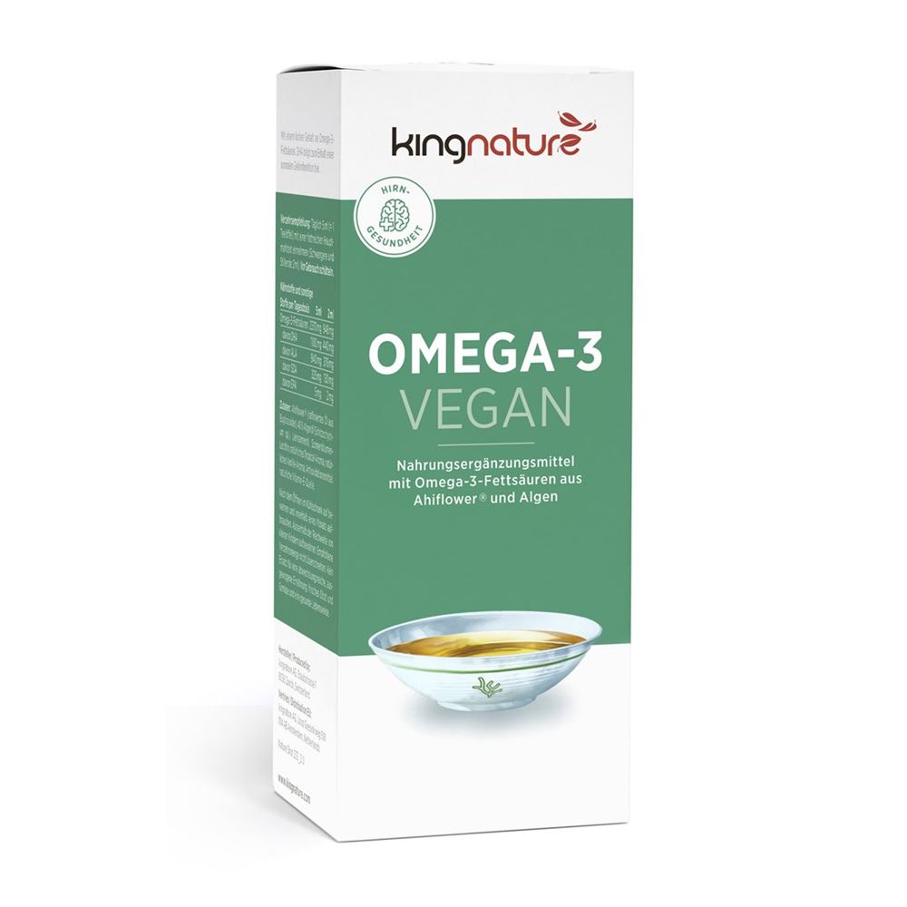Kingnature Omega-3 vegan flüssig (150 ml)