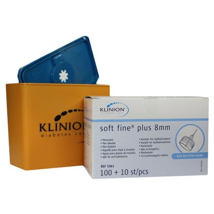 KLINION Soft Fine Plus Pen-Nadeln 0,25mm 31G x 8mm (110 Stk)