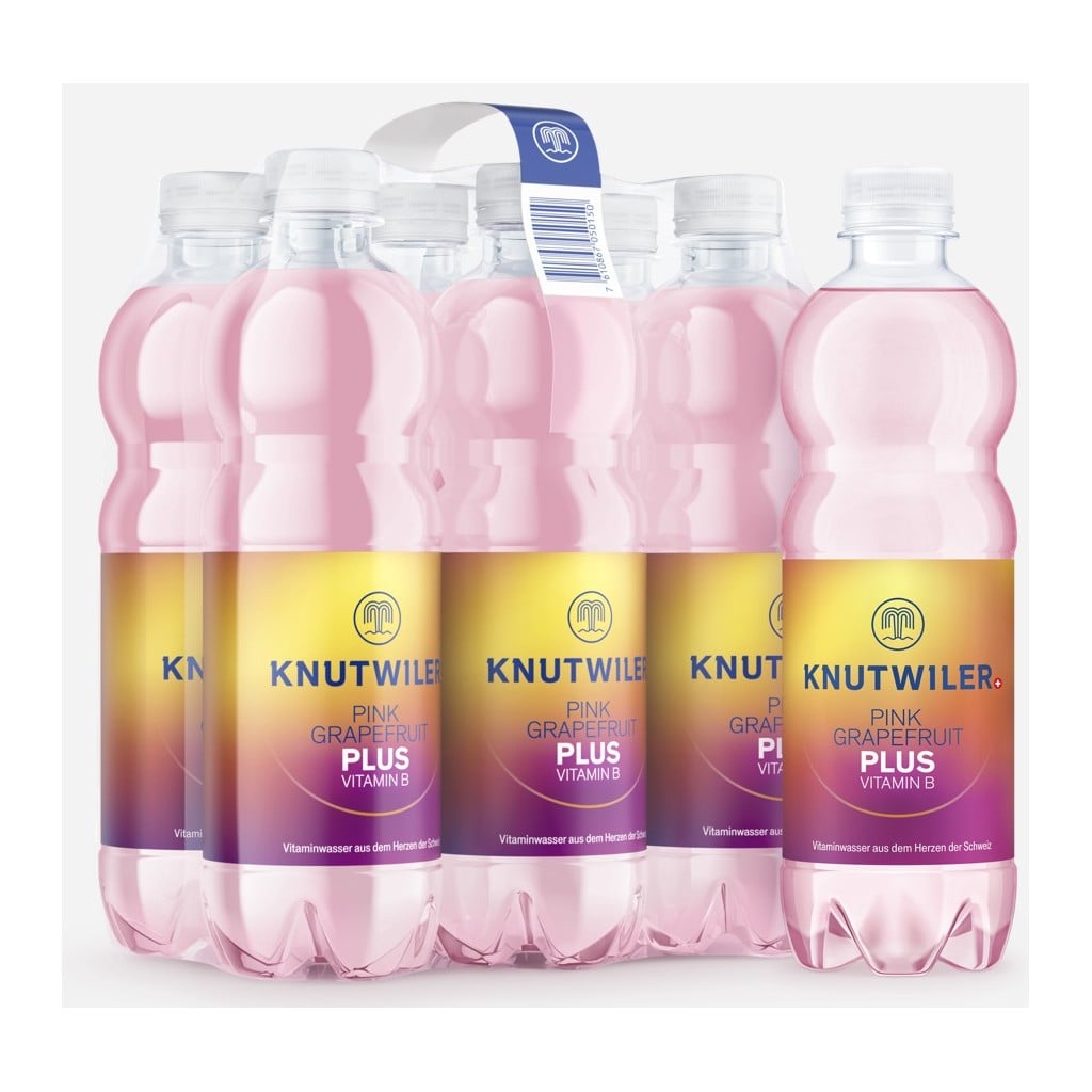 KNUTWILER Pink Grapefruit Plus, Vitamin B (6x500ml)