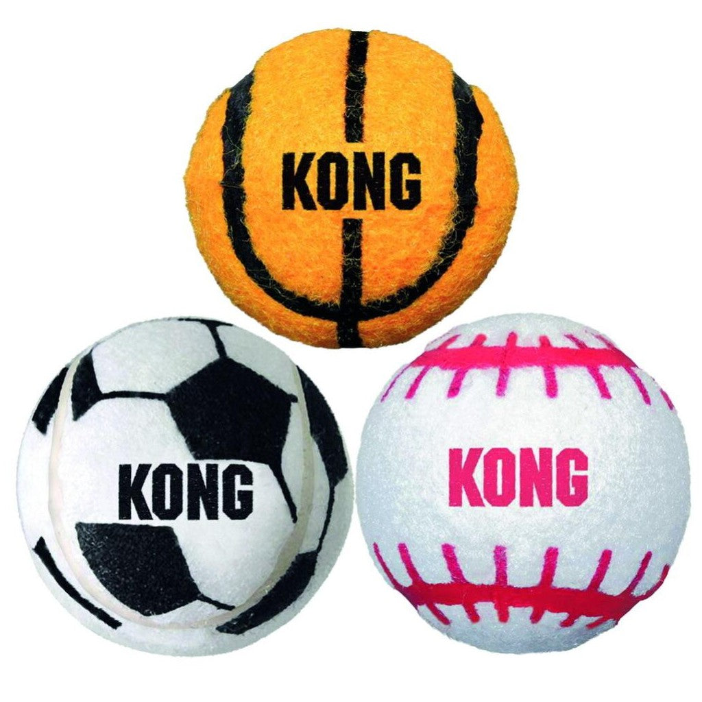 KONG Sport Balls assortiert, Durchmesser 6.5cm (1x3 Stk)