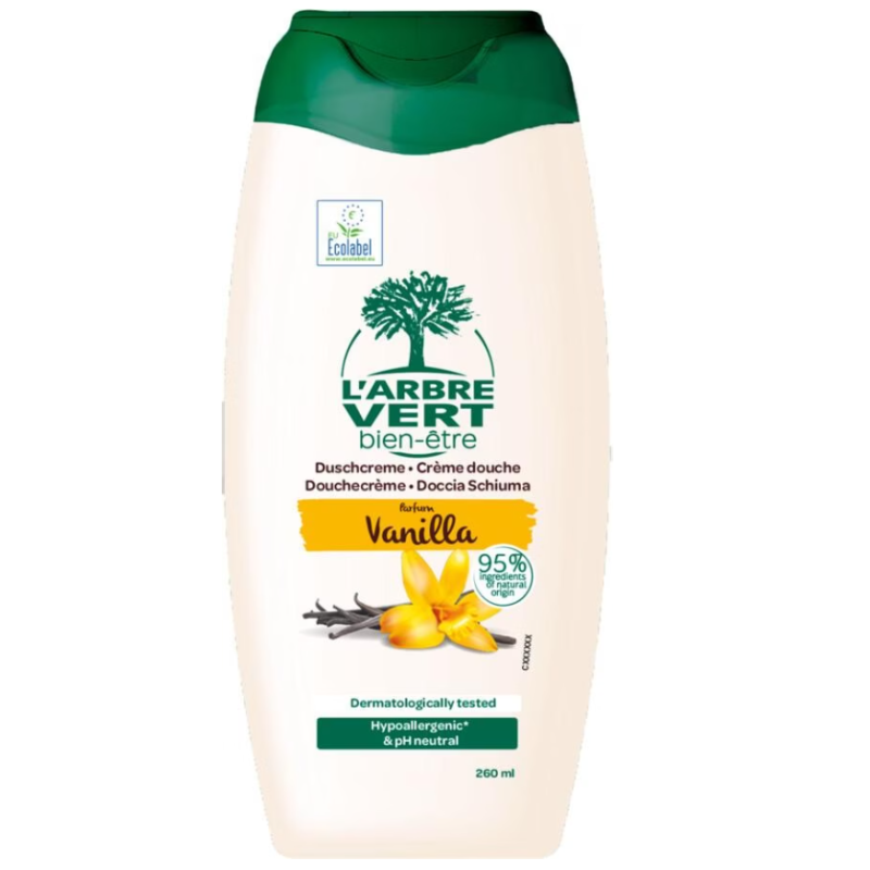 L'ARBRE VERT Ökologisches Duschgel Vanilla (260ml)