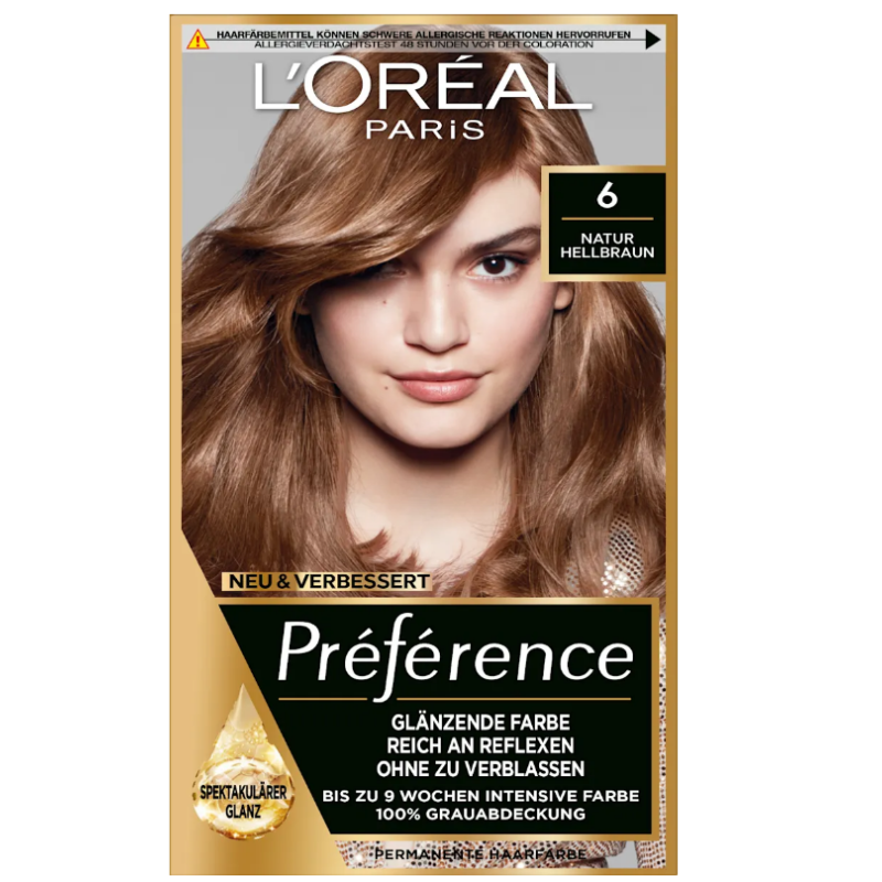 L'ORÉAL PARIS Préférence 6 Natur-Hellbraun (1 Stk)
