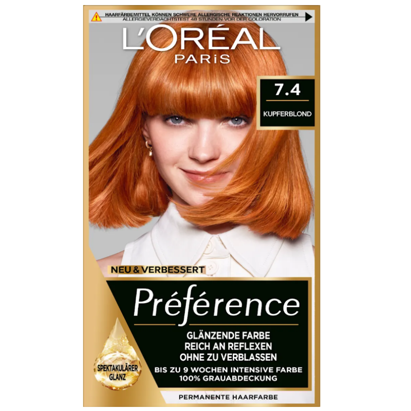 L'ORÉAL PARIS Préférence 7.4 Mango Kupferblond (1 Stk)