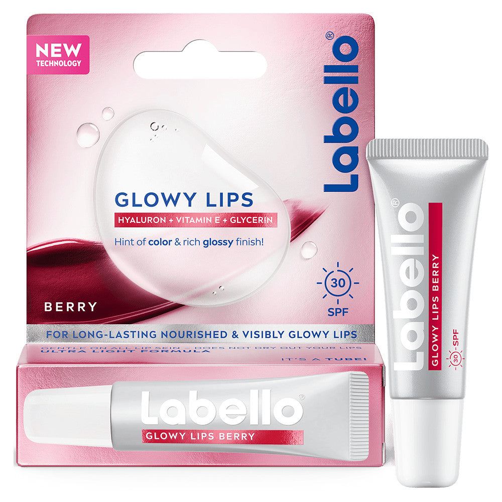 Labello Glowy Lips Berry Colorato SPF30 (10ml)