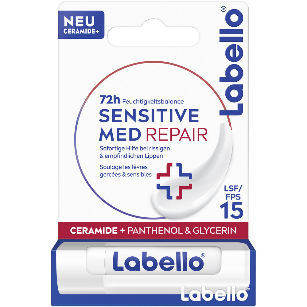 Labello Sensitive Med Repair Lippenpflege LSF 15 (4,8g)