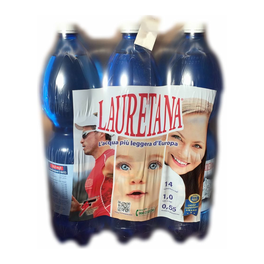 LAURETANA Mineralwasser mit Kohlensäure (6x1.5 Liter)