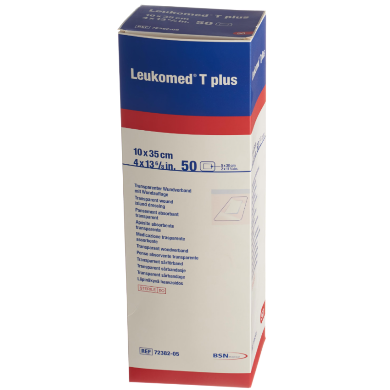 Leukomed T plus Wundverband, transparent, 10x35cm (50 Stk)