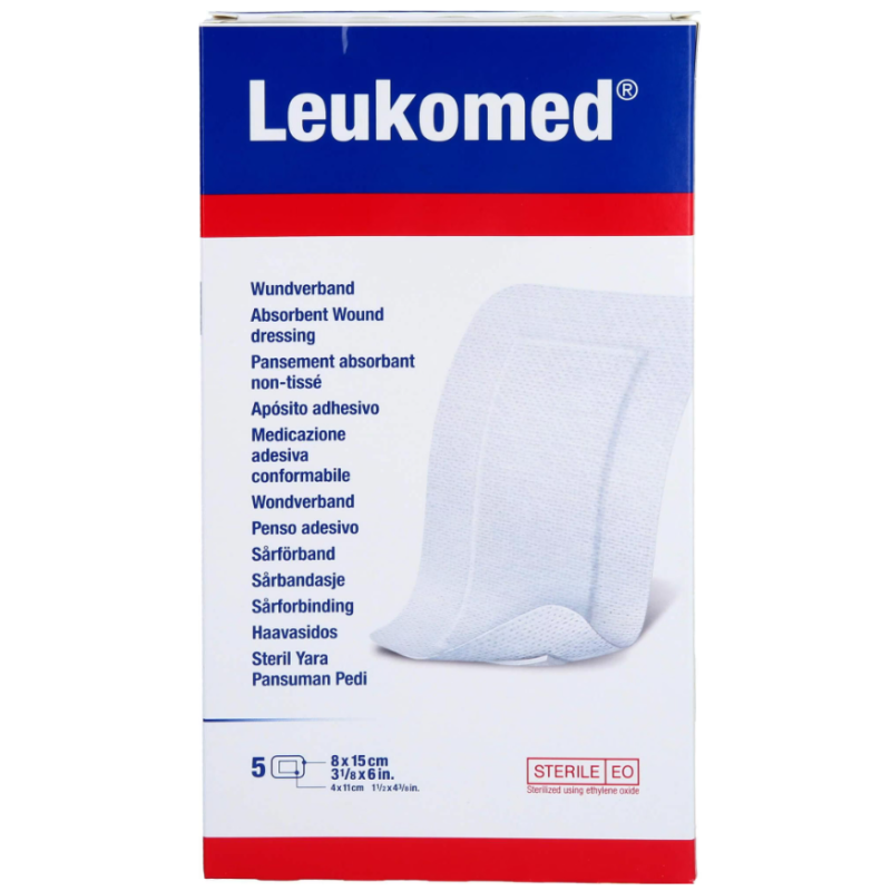 Leukomed Wundverband, 8x15cm (5 Stk)