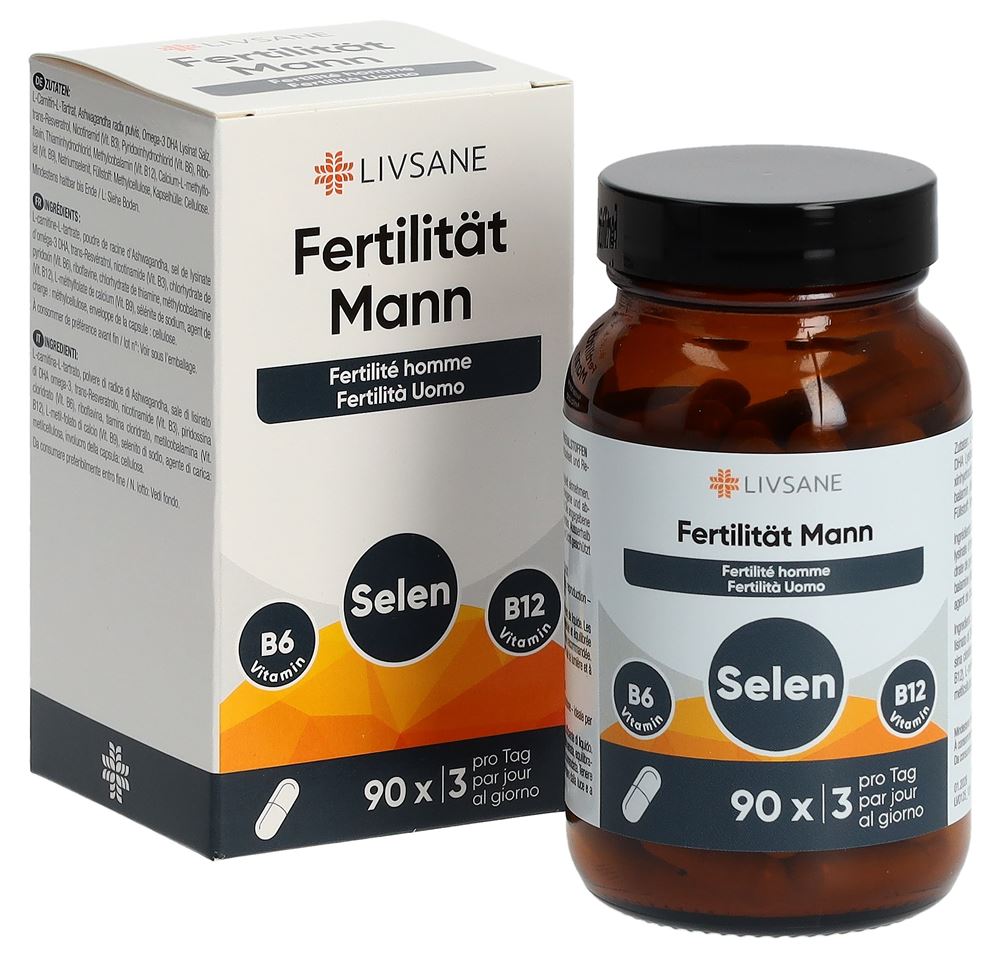 Livsane Fertilität Mann Kapseln (90 Stk)