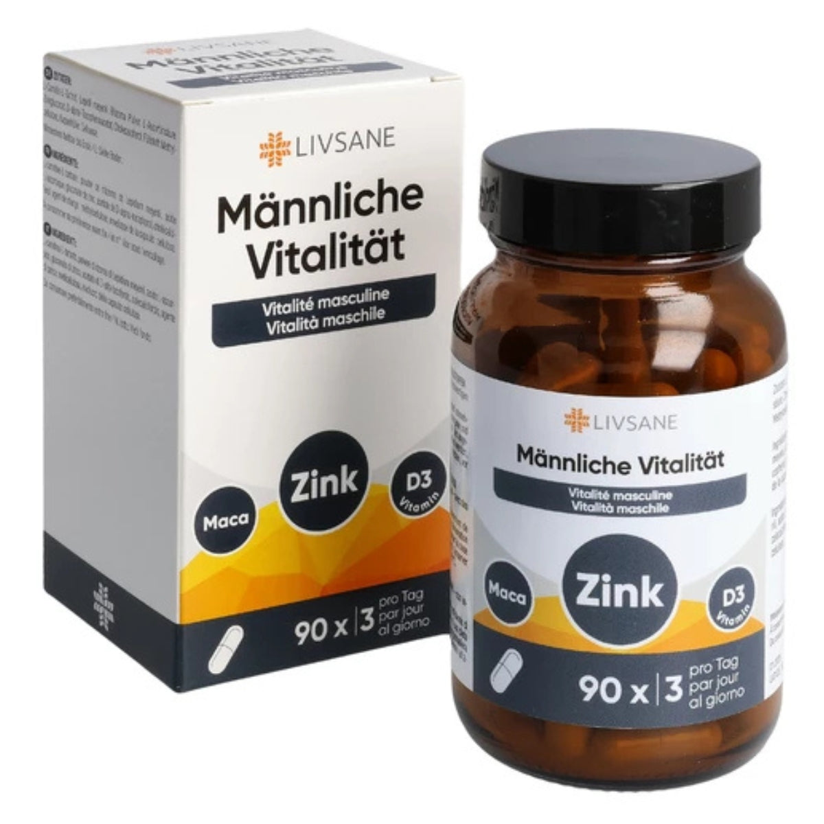 Livsane Männliche Vitalität Kapseln (90 Stk)