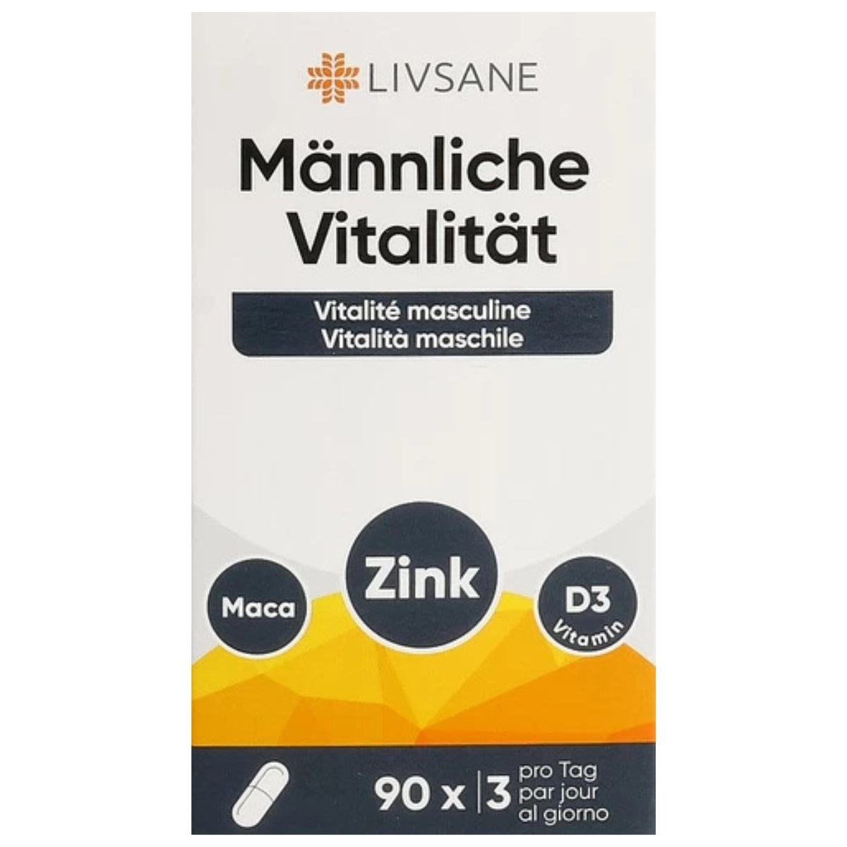 Livsane Männliche Vitalität Kapseln (90 Stk)
