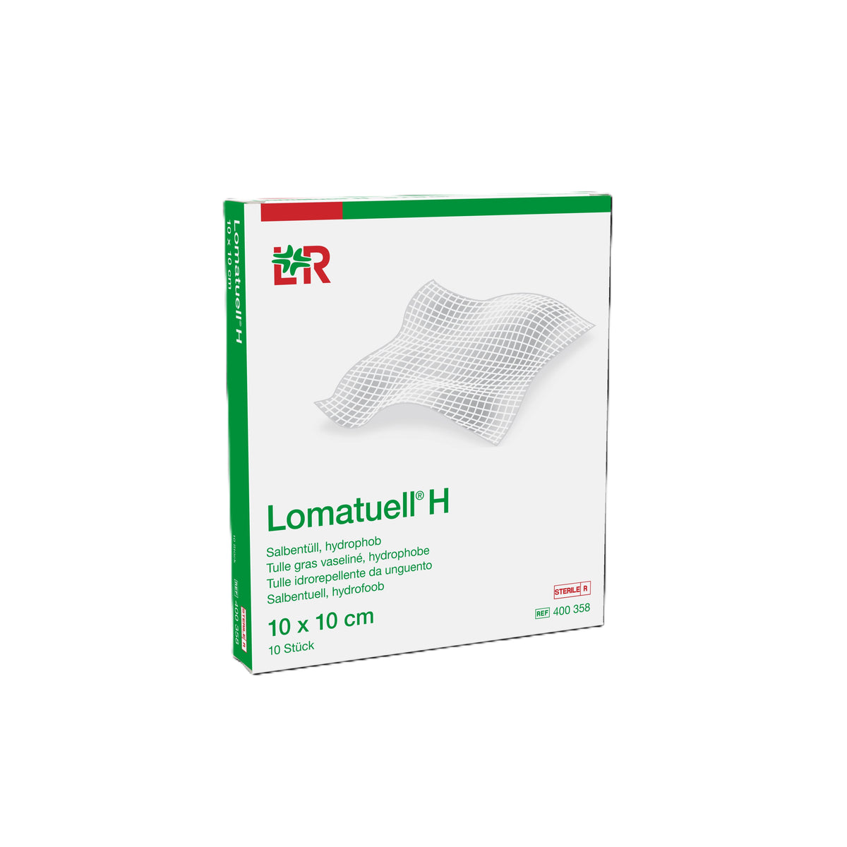 Lomatuell H Salbentüll 10 x 10cm (10 Stk)