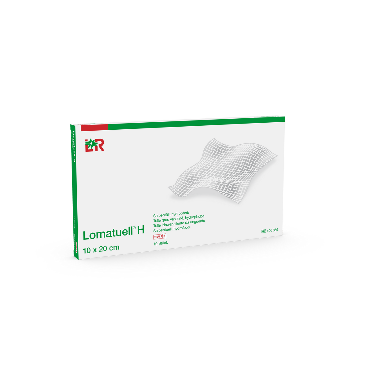 Lomatuell H Salbentüll 10 x 20cm (10 Stk)