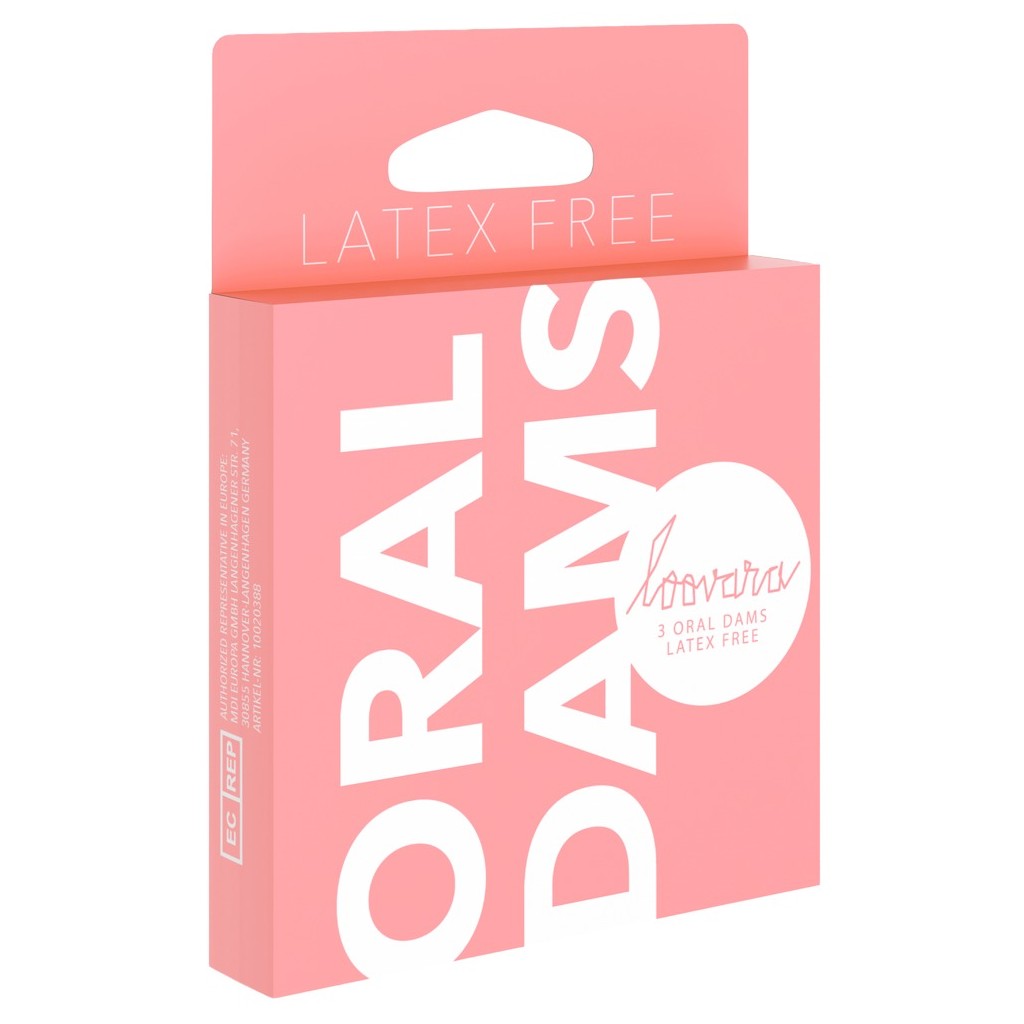 Loovara Oral Dams, latexfreie Lecktücher (3 Stk)