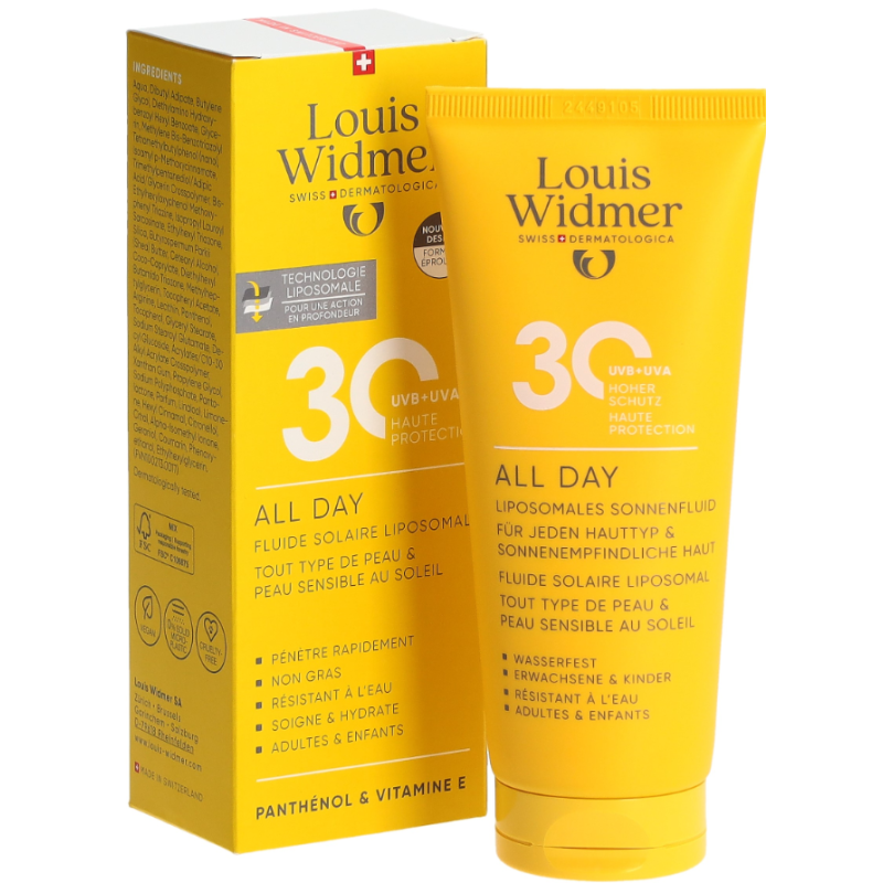 Louis Widmer All Day Sonnencreme LSF 30 parfümiert (100ml)