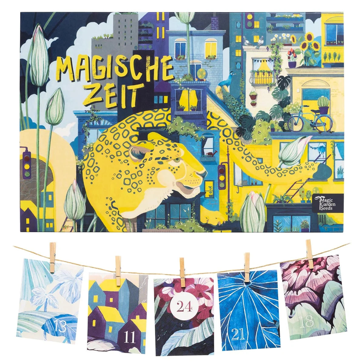 Magic Garden Seeds Bio-Saatgut-Adventskalender Magische Zeit - Urbanes Gartenglück (1 Stk)
