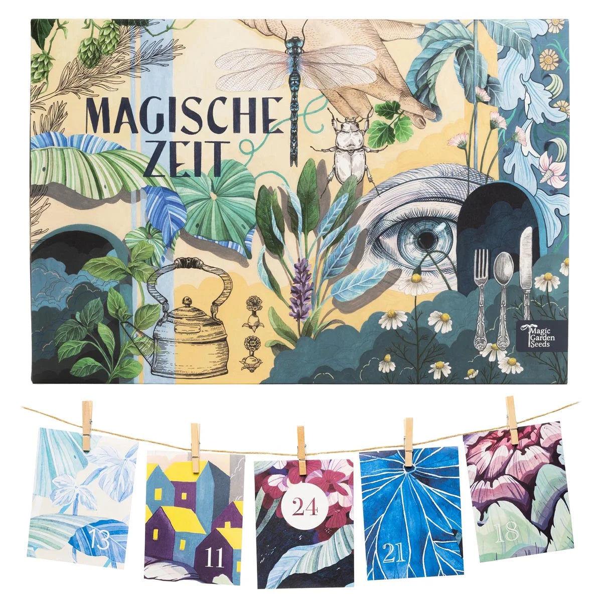 Magic Garden Seeds Bio-Saatgut-Adventskalender Magische Zeit - Wundersame Kräuterwelt (1 Stk)