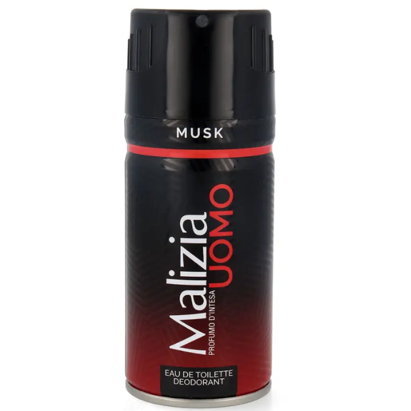 Malizia Uomo Body Spray Musk Deodorant (150ml)