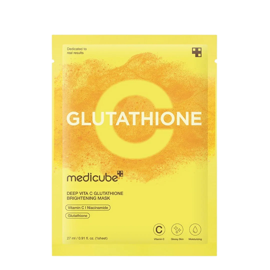 Medicube Deep Vita C Glutathione Brightening Mask Tuchmaske (27ml)
