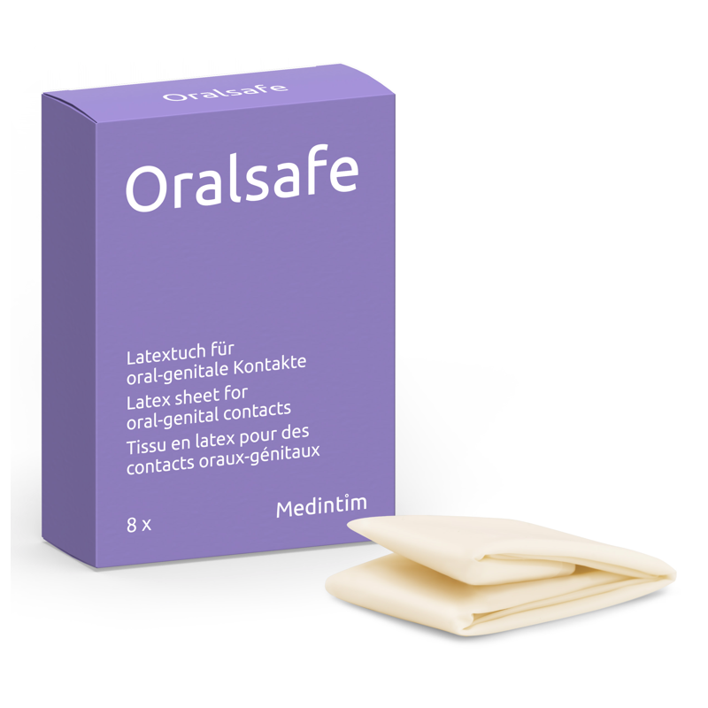 Medintim Oralsafe Lecktuch Pu Dam Vanille (8 Stk)