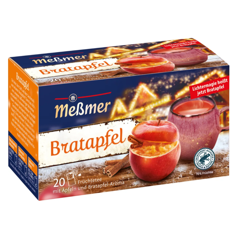 Messmer Früchtetee Bratapfel (20 Beutel)
