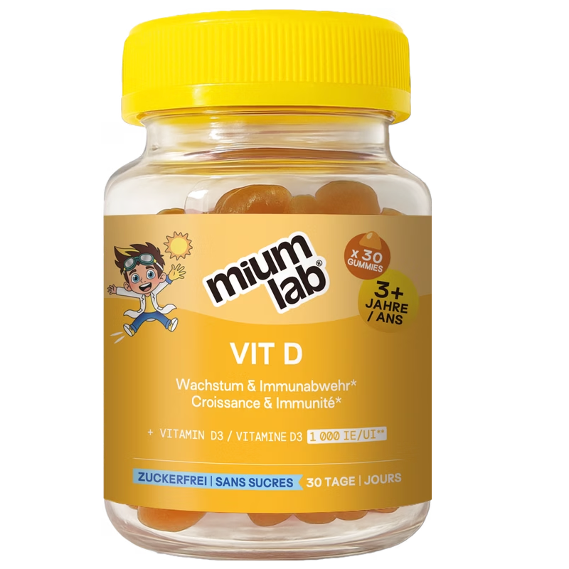 miumLAB Kids Gummies Vitamin D (30 Stk)