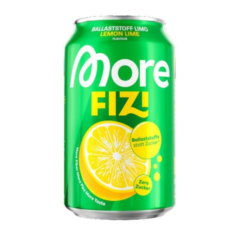 More Nutrition More Fizi Lemon Lime (330ml)