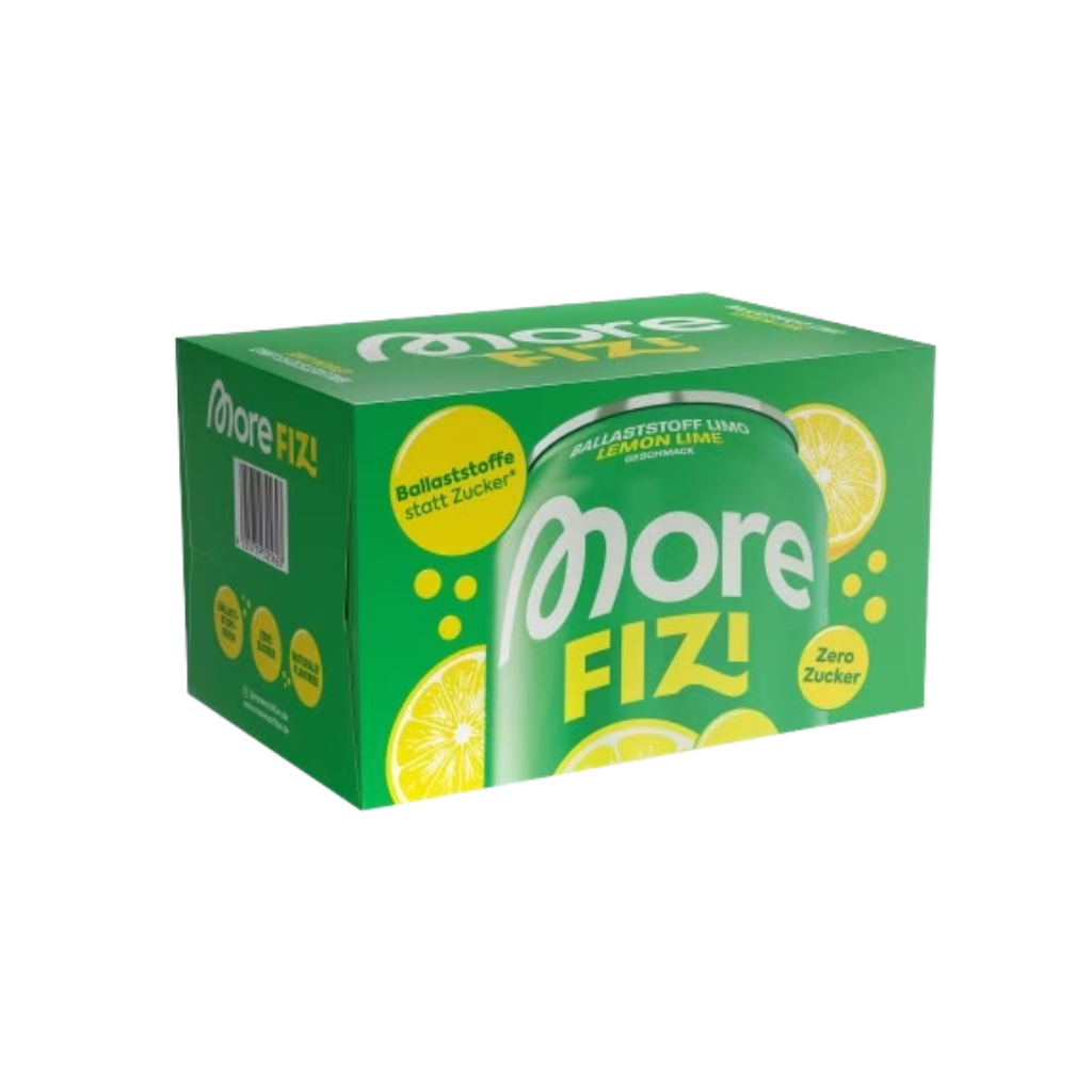 More Nutrition More Fizi Lemon Lime (6x330ml)
