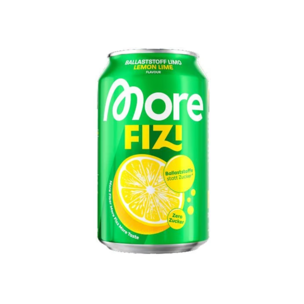 More Nutrition More Fizi Lemon Lime (6x330ml)
