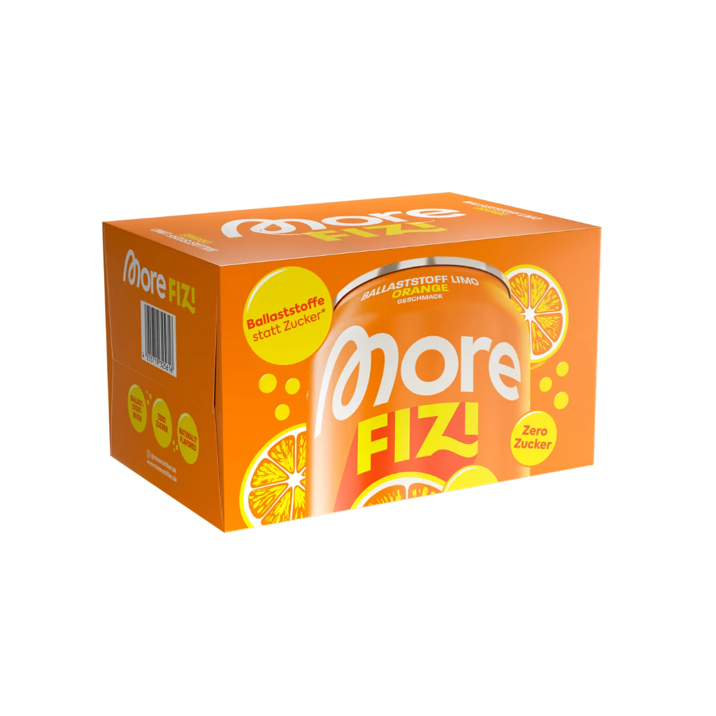 More Nutrition More Fizi Orange (6x330ml)