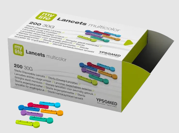 mylife Lancets 30G 0.30 x 3.2mm multicolor (200 Stk)