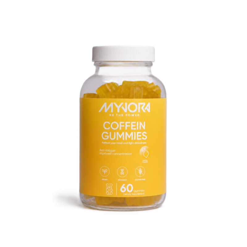 Myvora Koffein Gummies mit Zitronen-Geschmack (60 Stk)
