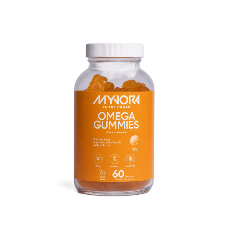 Myvora Omega Gummies mit Orangen-Geschmack (60 Stk)