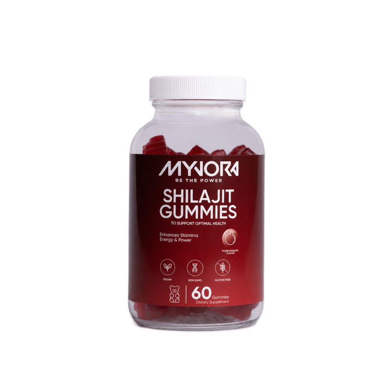 Myvora Shilajit Gummies mit Granatapfel-Geschmack (60 Stk)