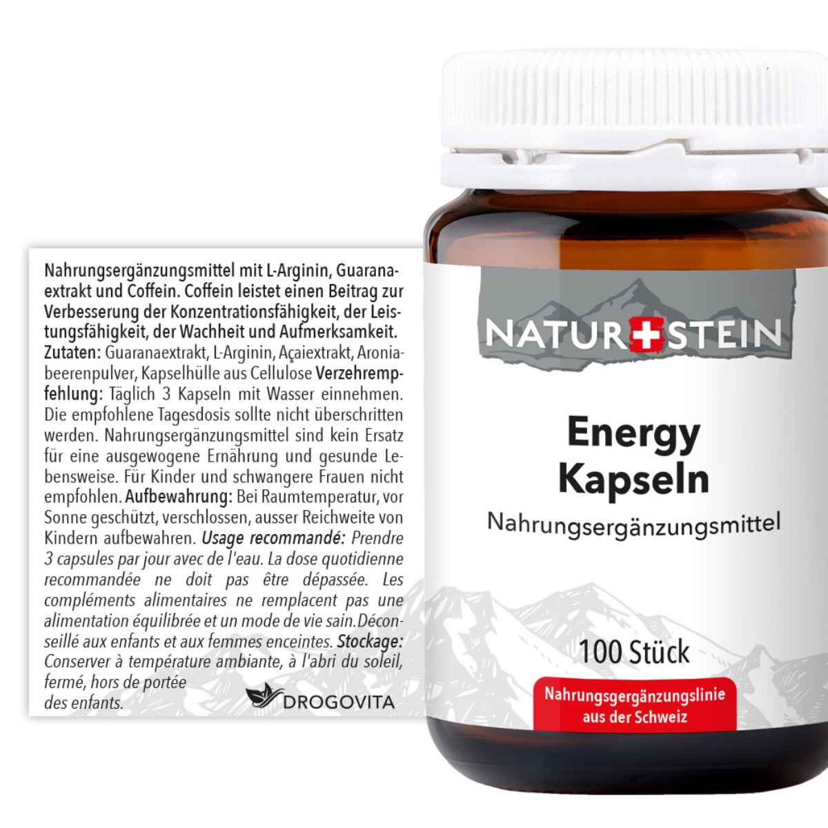 NATURSTEIN Energy Kapseln (100 Stk)