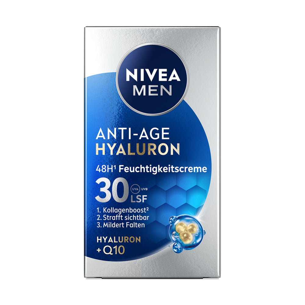 Nivea Men Anti-Age Hyaluron Feuchtigkeitscreme LSF 30 (50ml)