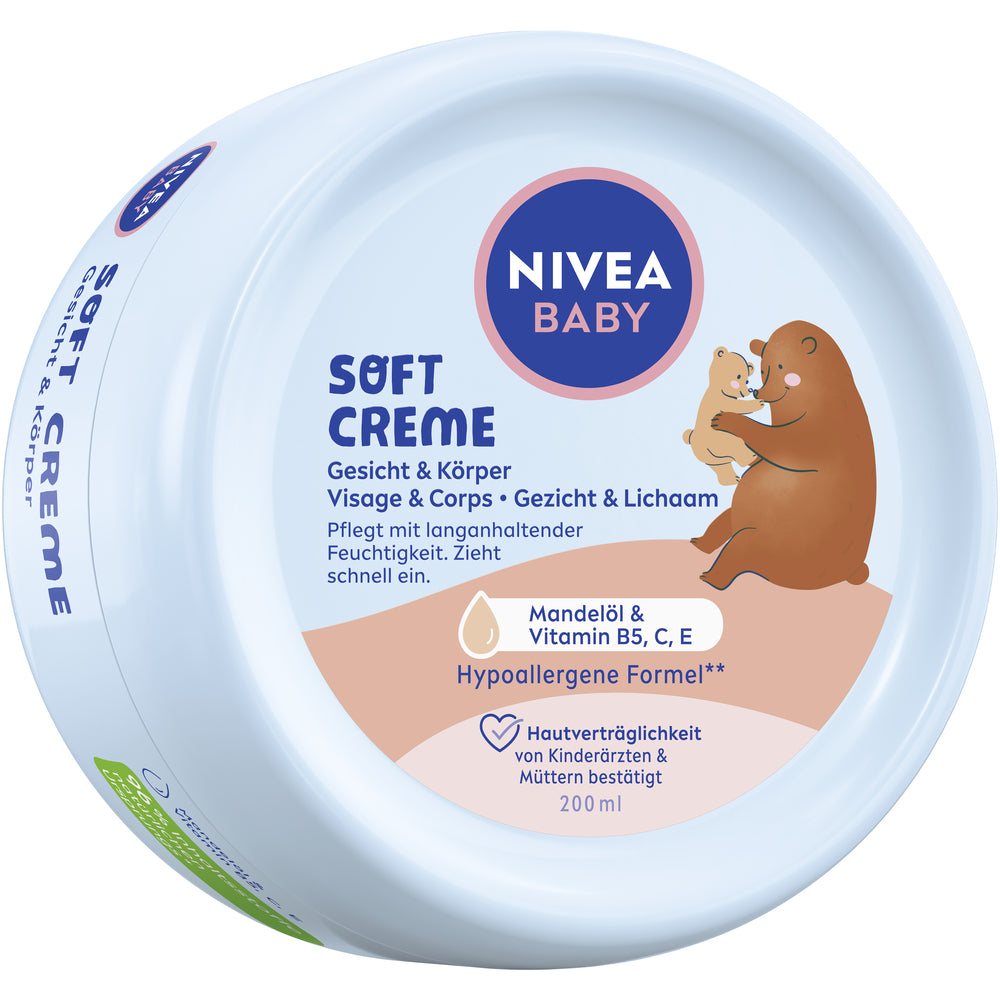 Nivea Baby Creme Gesicht & Körper Soft (200ml)
