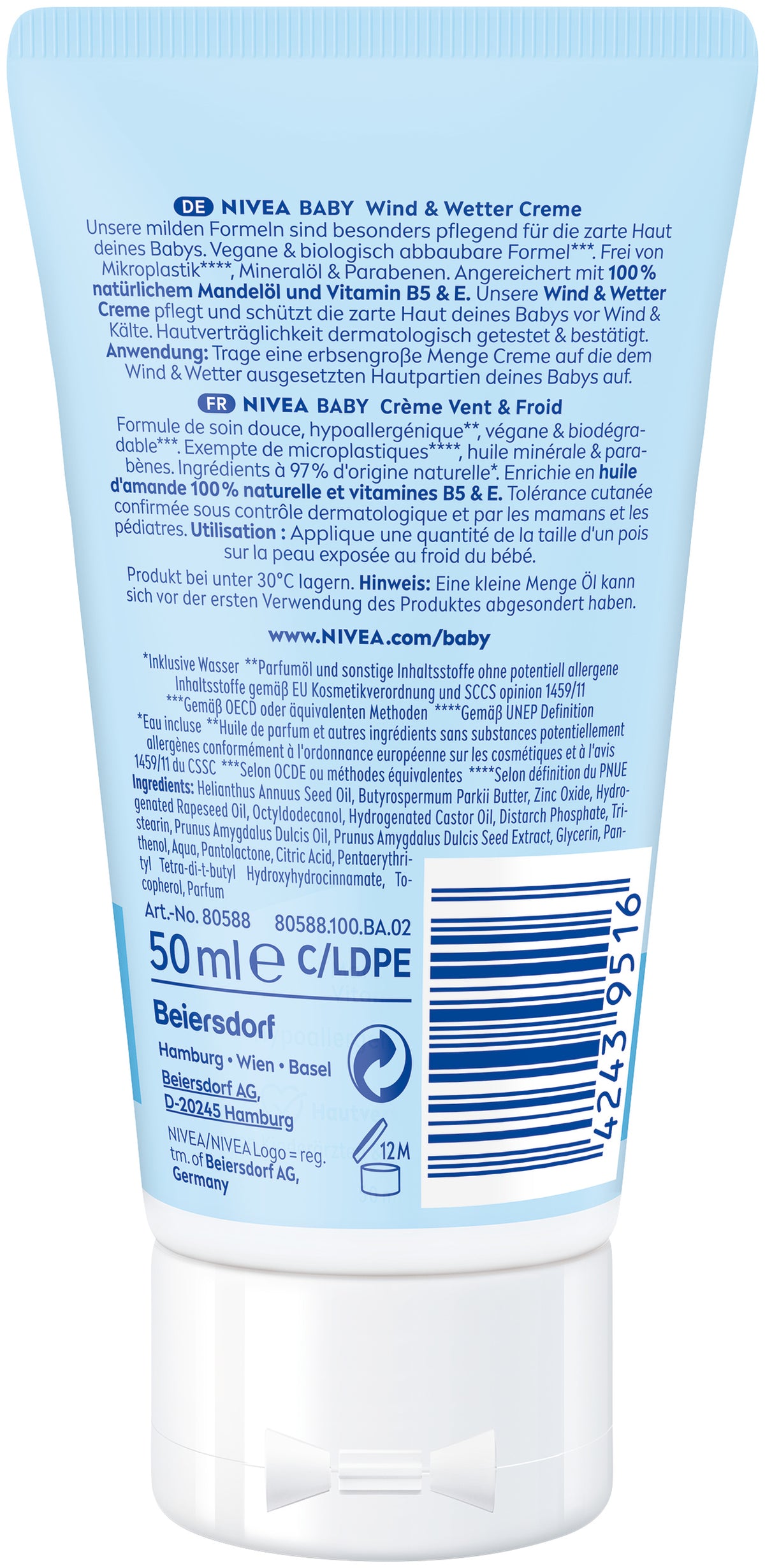 Nivea Baby Wind & Wetter Creme (50ml)