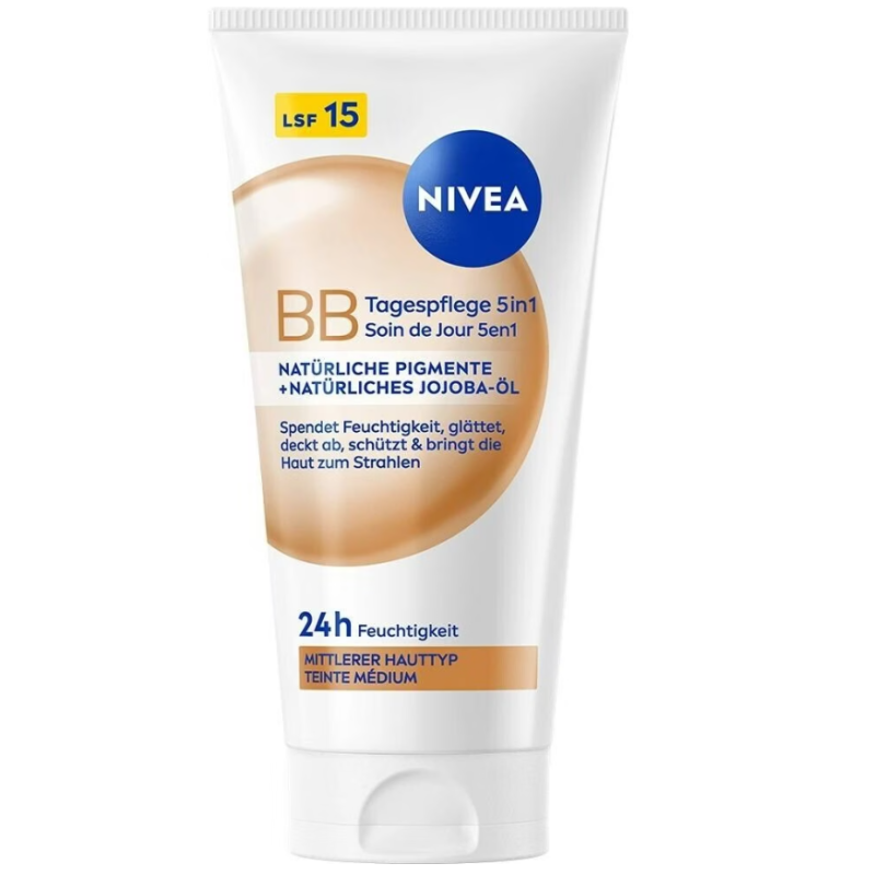 NIVEA BB Tagespflege 5in1 mittel LSF 15 (50ml)