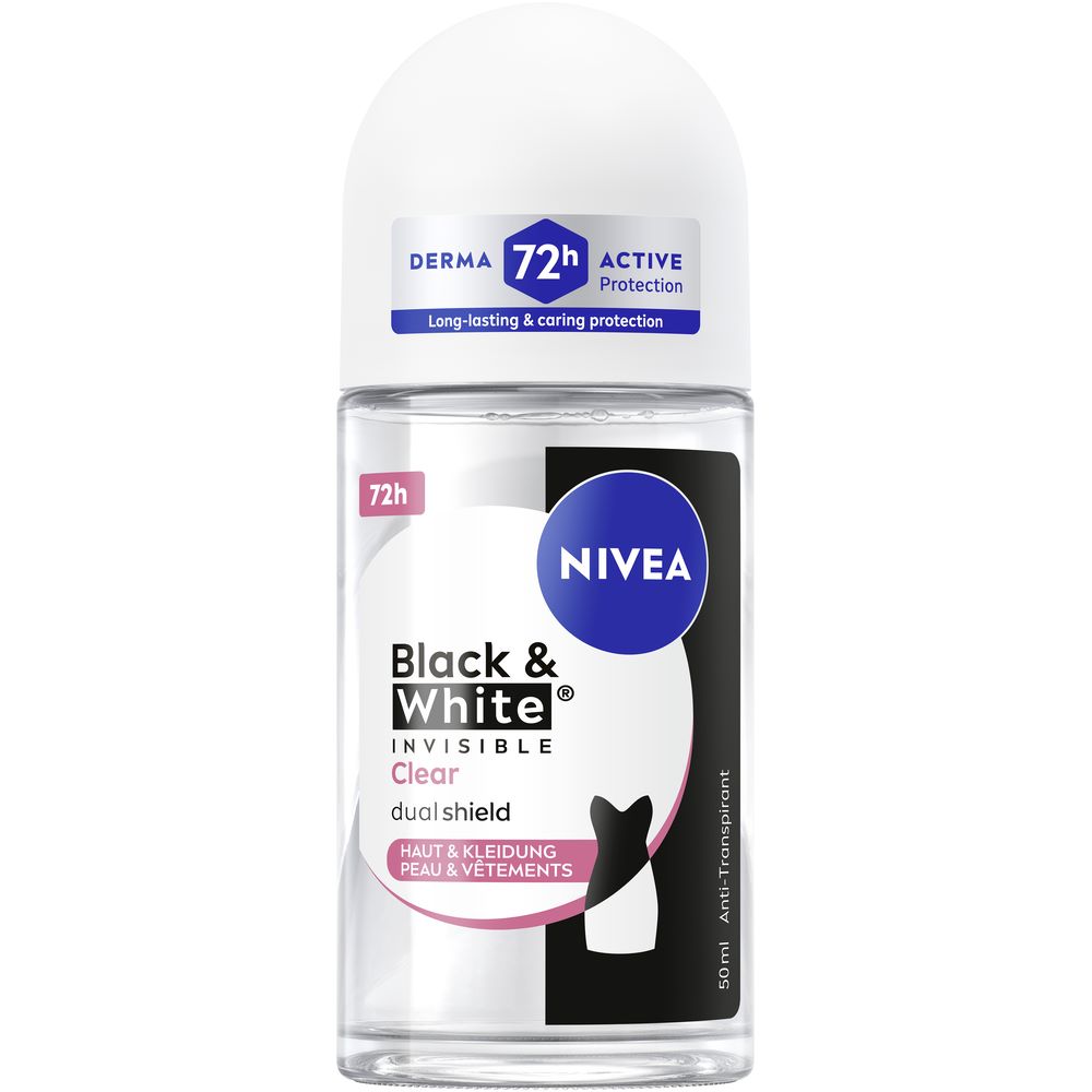 Nivea Deo Invisible Black & White Clear Roll-on Female (50ml)