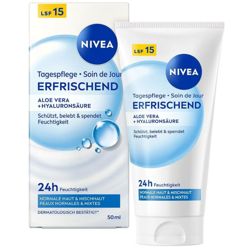 NIVEA Erfrischende Tagespflege LSF 15 (50ml)