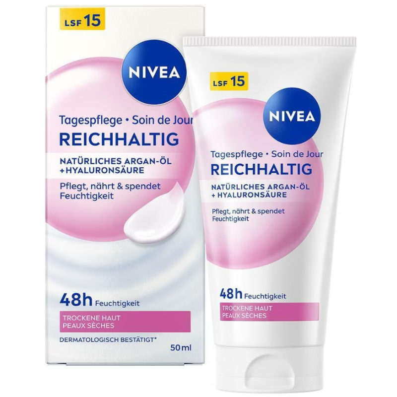 NIVEA Reichhaltige Tagespflege LSF 15 (50ml)
